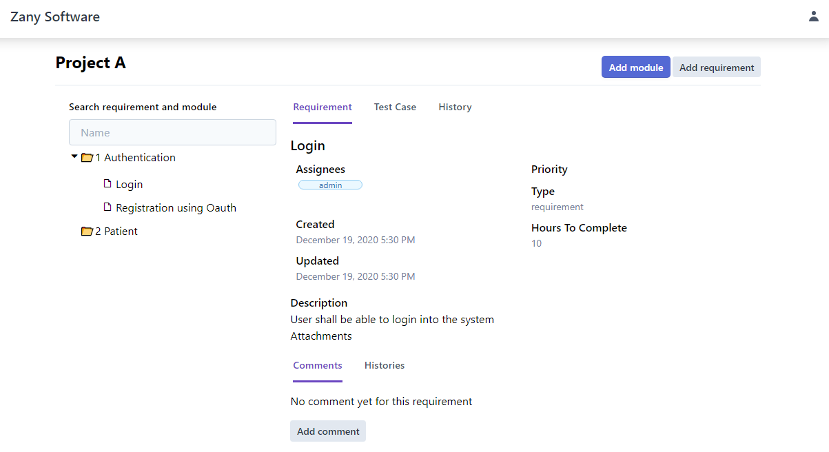 Project Management Tools screenshot